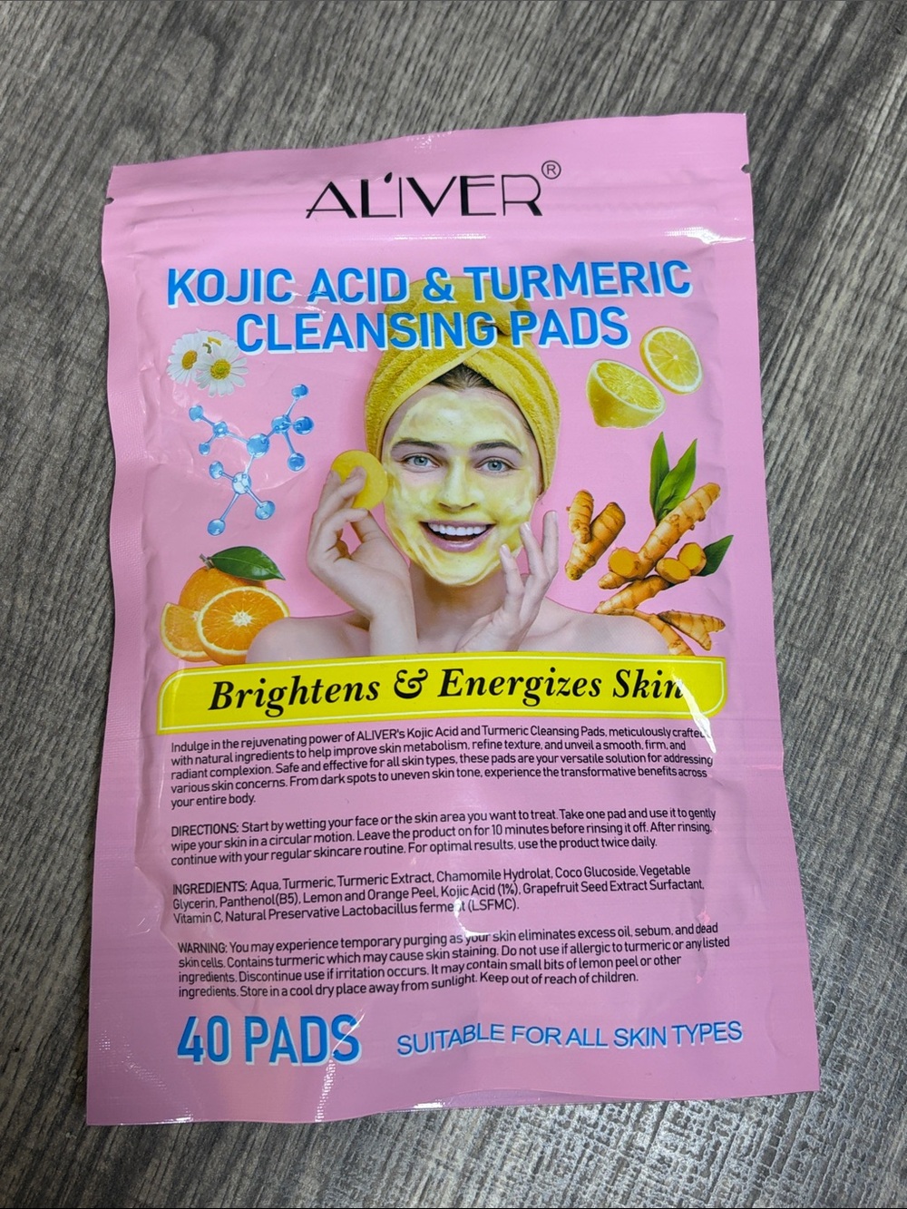 🔥5 for $25🔥 Kojic Acid & Turmeric Cleansing Pads